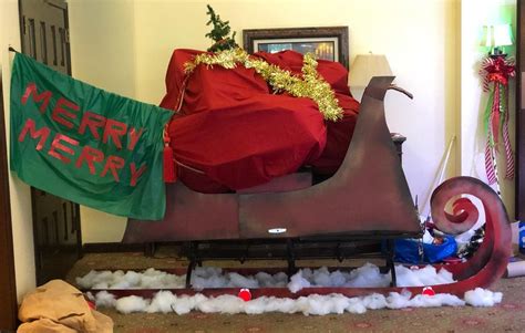 diy grinch sleigh|grinch leather sleigh.